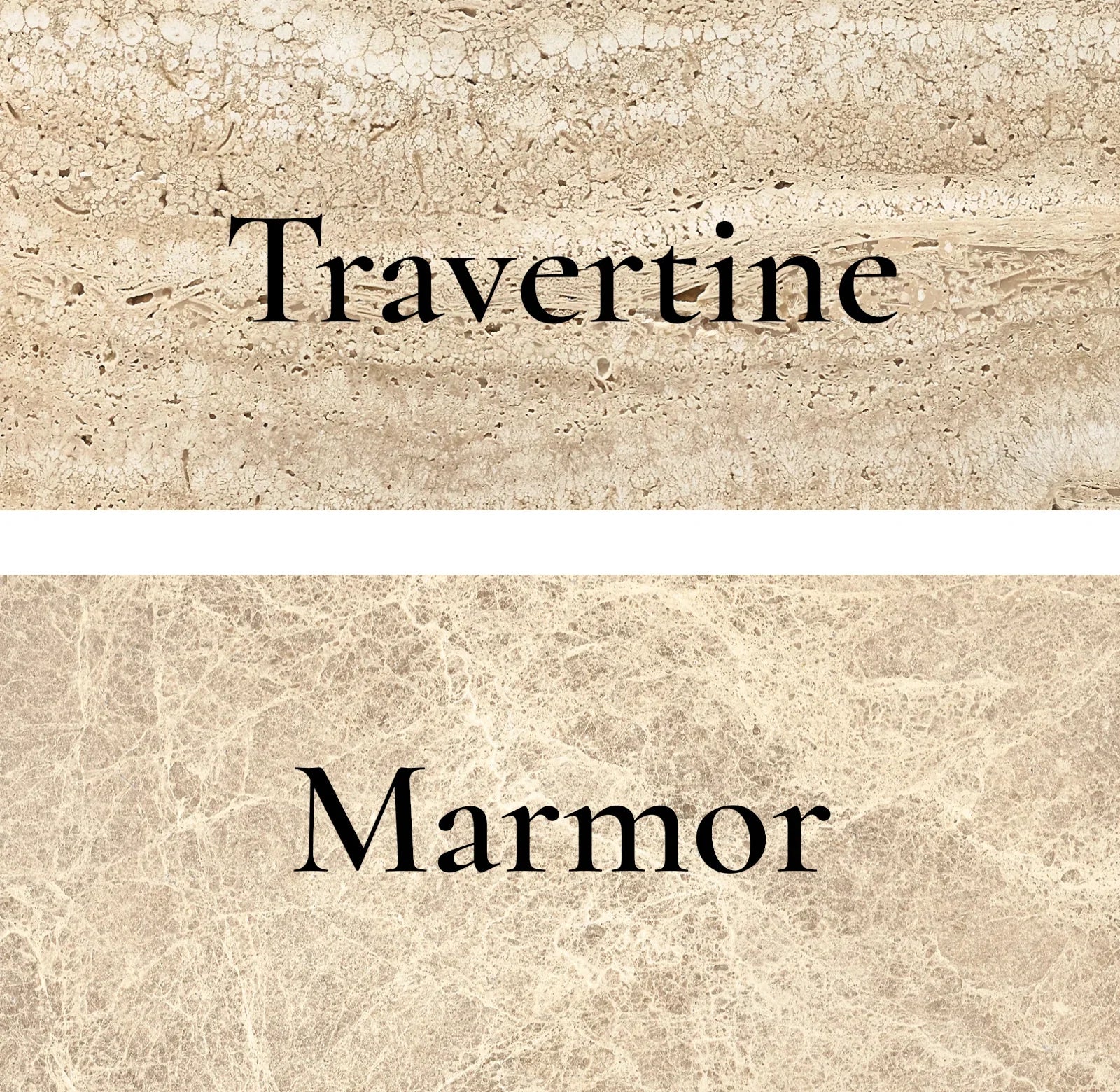 Marmor eller travertin?