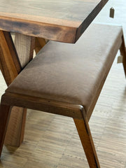 Bænk Valnød 40x100 cm