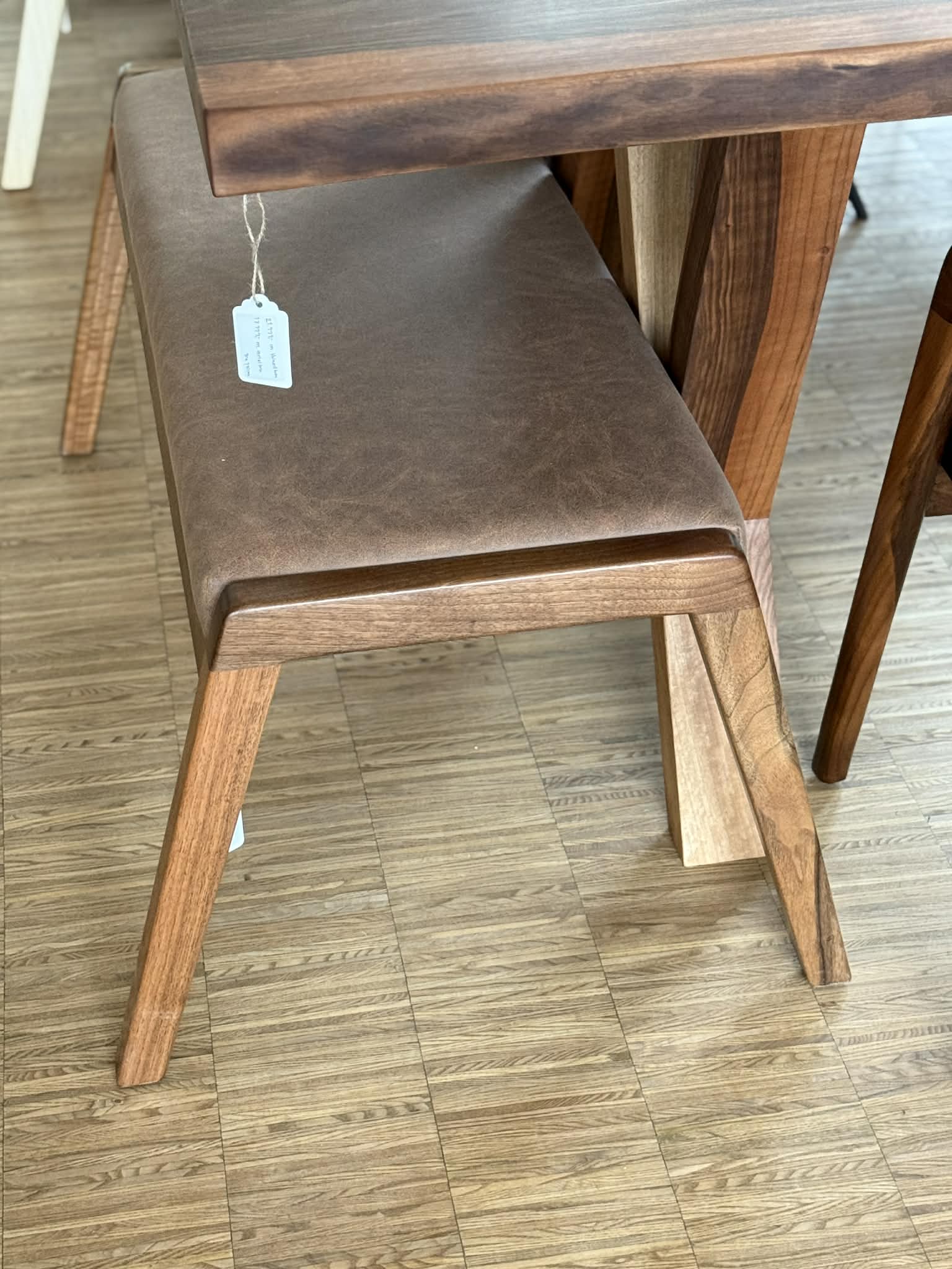 Bænk Valnød 40x100 cm