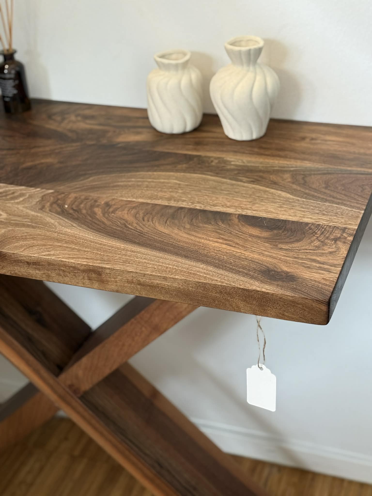 Konsolbord Valnød 50x100 cm