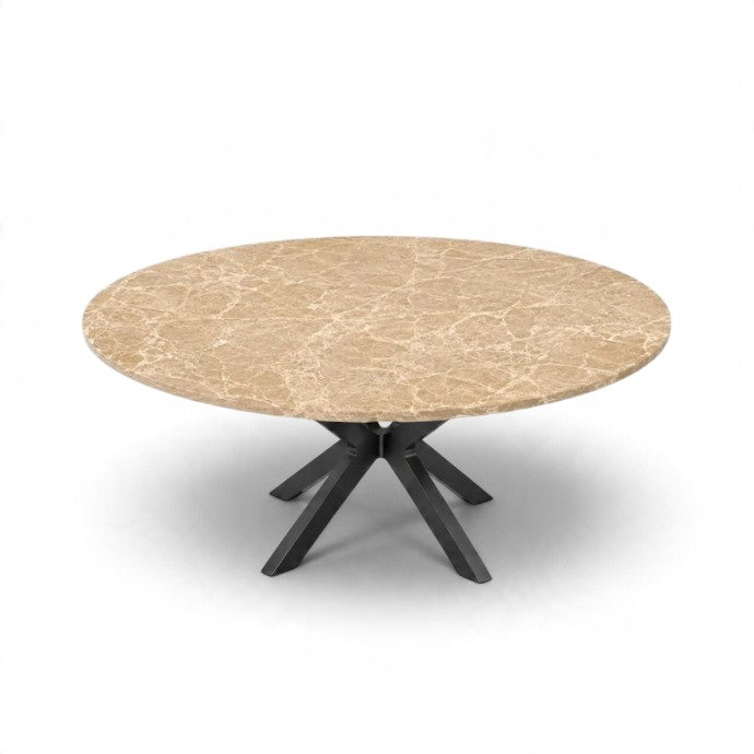 Sofabord Marmor & Metal Stjernestel