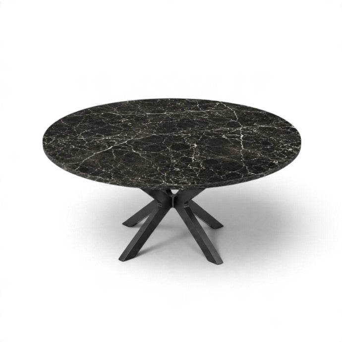 Sofabord Marmor & Metal Stjernestel