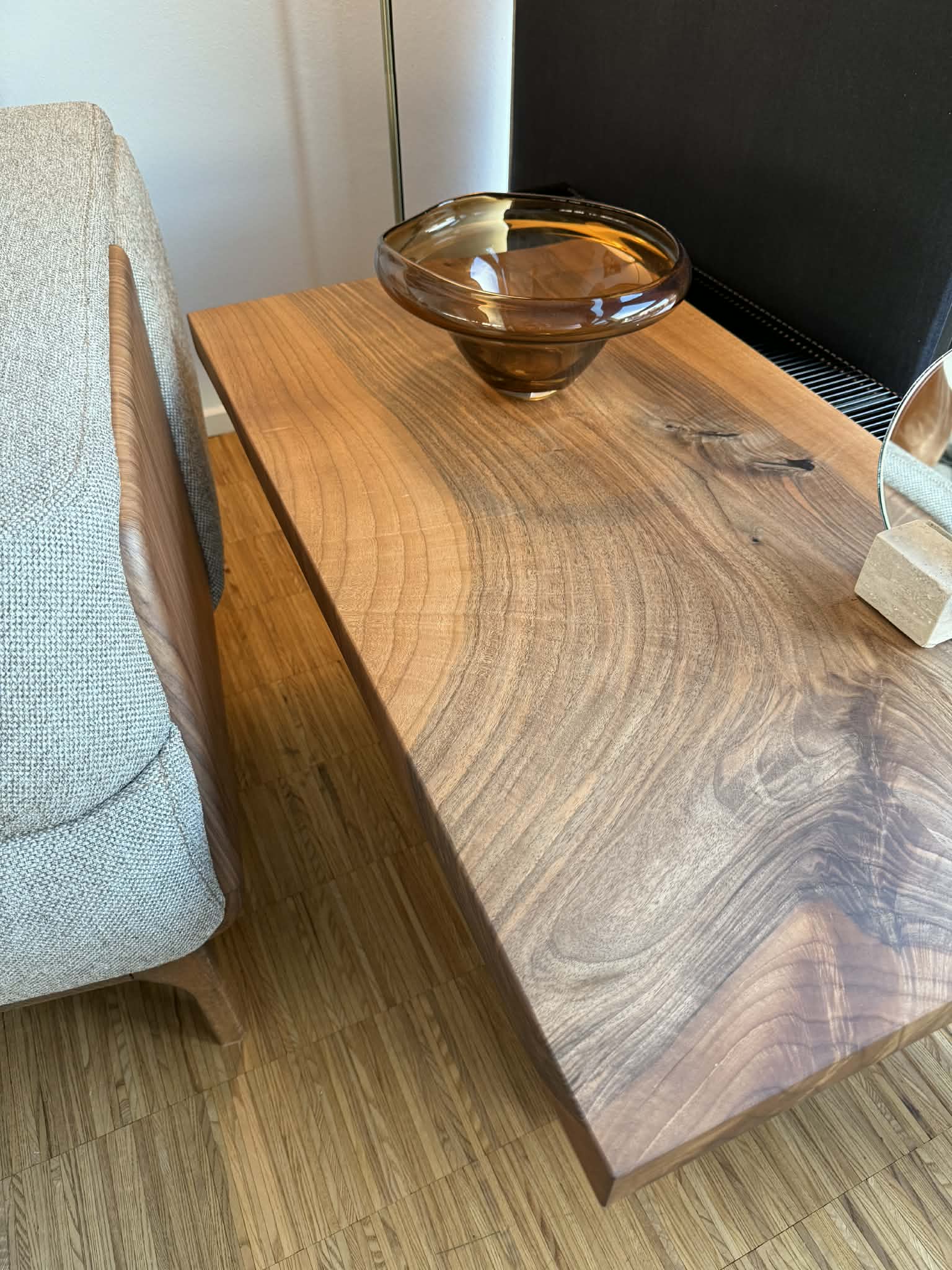 Sofabord Valnød 45x90