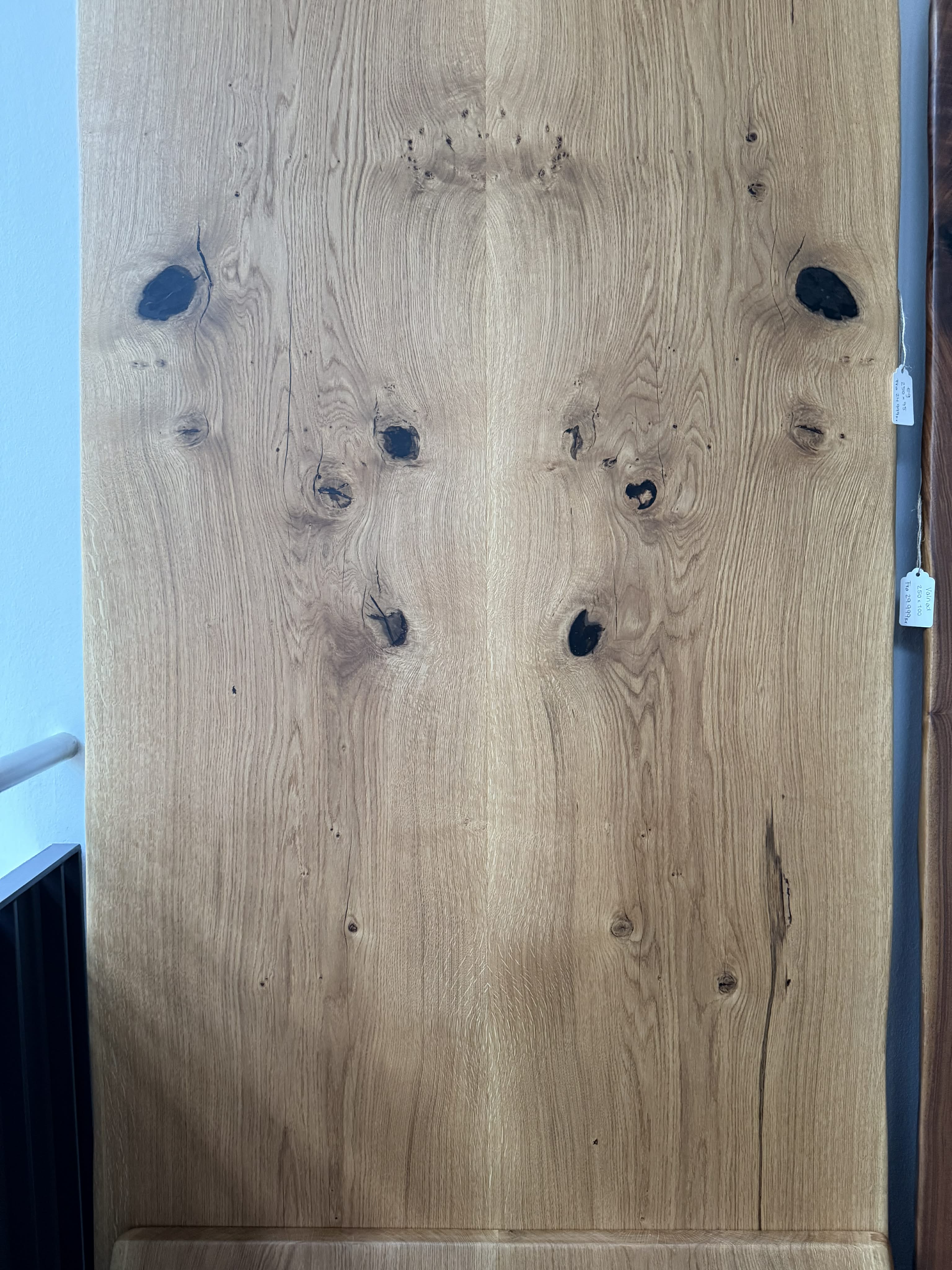 Plankebord Eg 100x250 cm