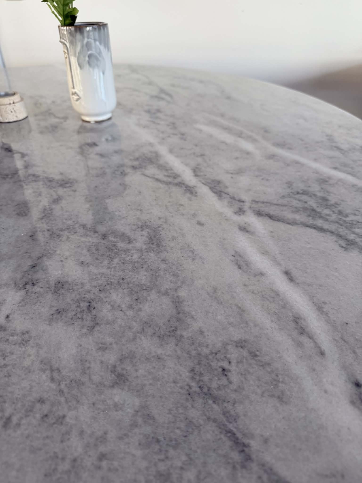 Axis Eg & Hvid Marmor 140Ø