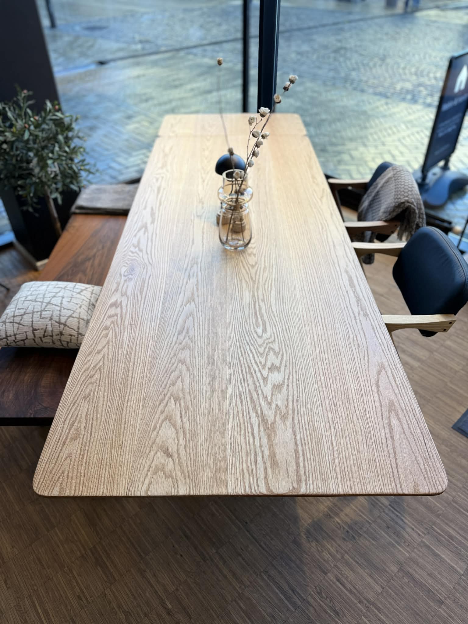 Plankebord Eg 100x250 + 1 stk tillægsplader