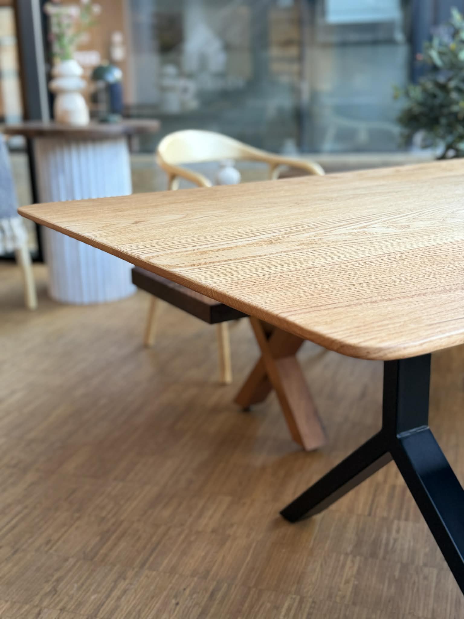 Plankebord Eg 100x250 + 1 stk tillægsplader