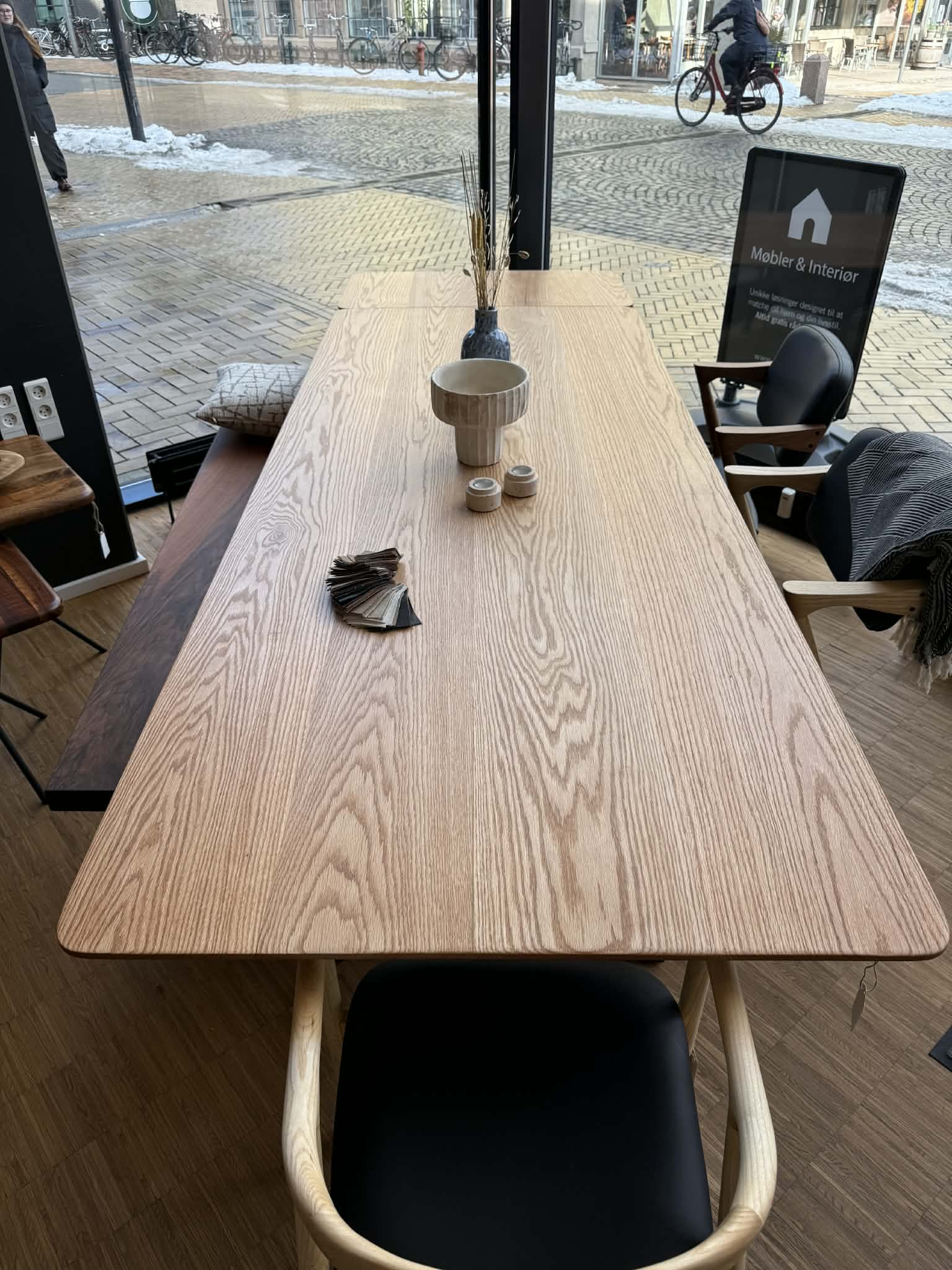 Plankebord Eg 100x250 + 1 stk tillægsplader