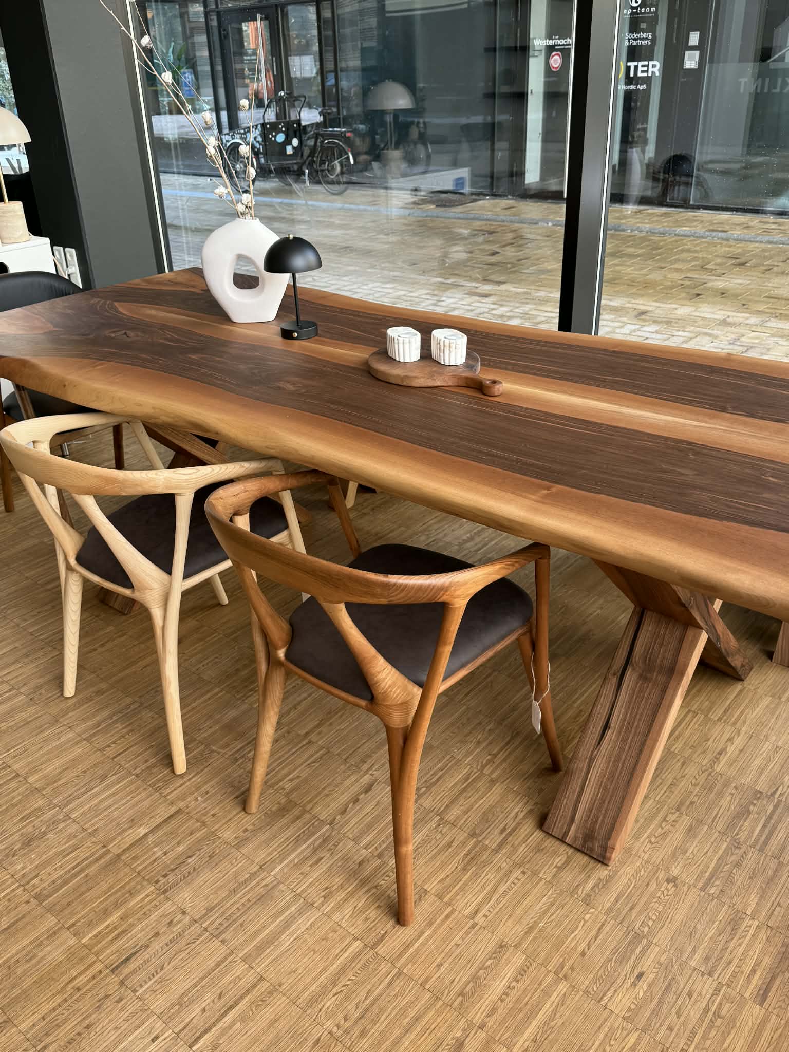 Plankebord Valnød 100x267 cm