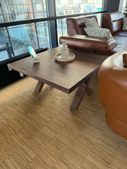 Sofabord Valnød 100x100 cm