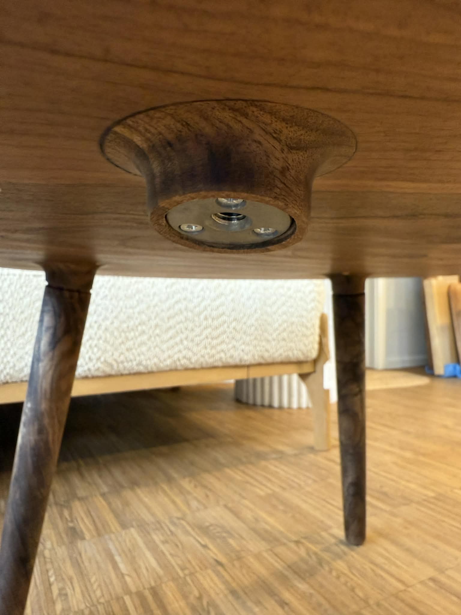 Sofabord Valnød 70Ø