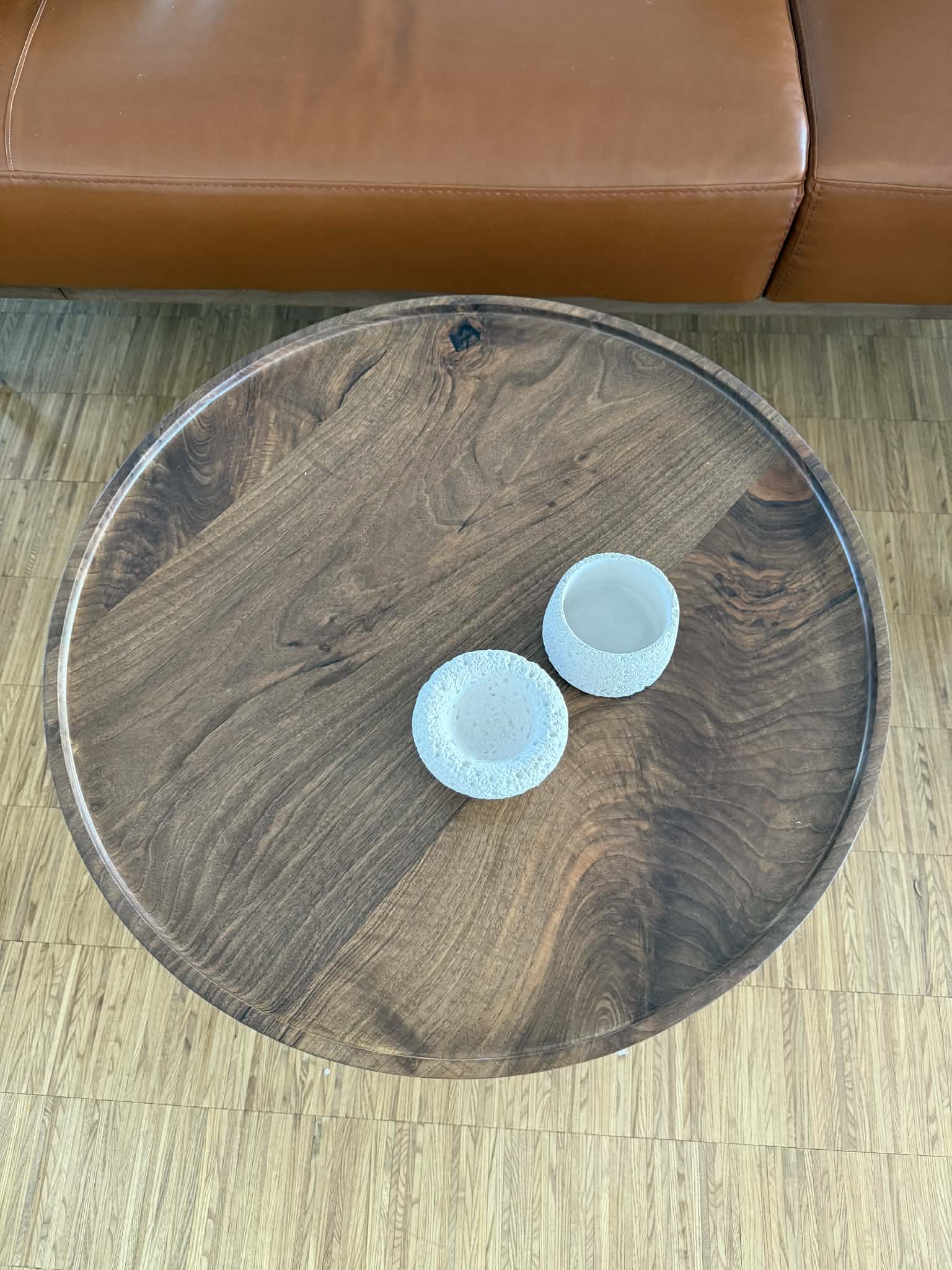 Sofabord Valnød 70Ø