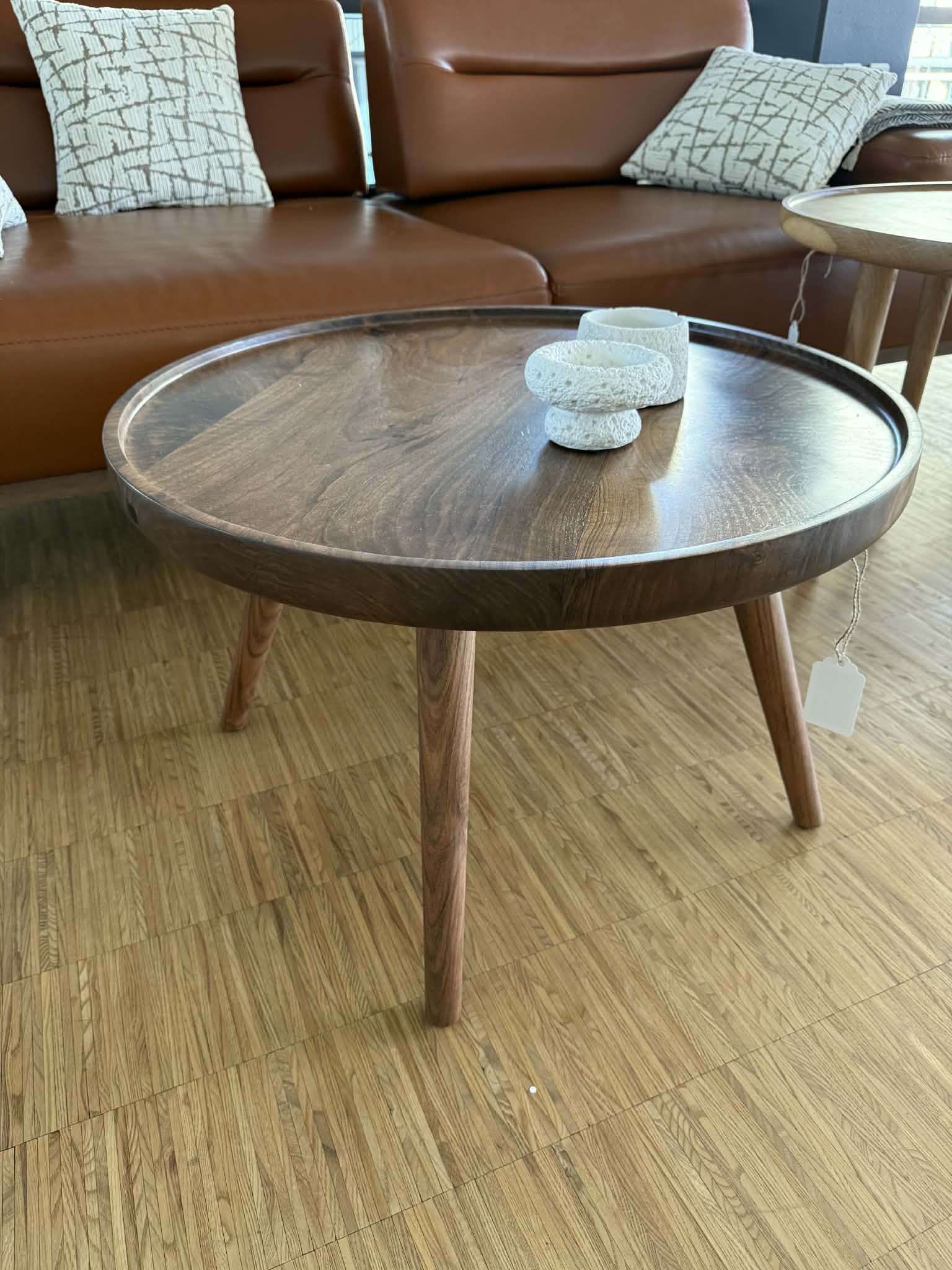 Sofabord Valnød 70Ø