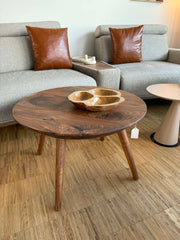 Sofabord Valnød 70Ø